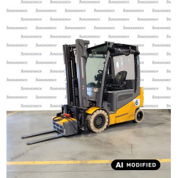 Electric counterbalance forklift EFG 430k li-ion, capacity 3000 kg, lift height 3100 mm